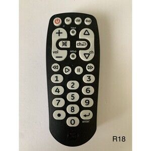 GE 25040 Universal Remote 3-Device Video TV Cable DVD‎ General Electric